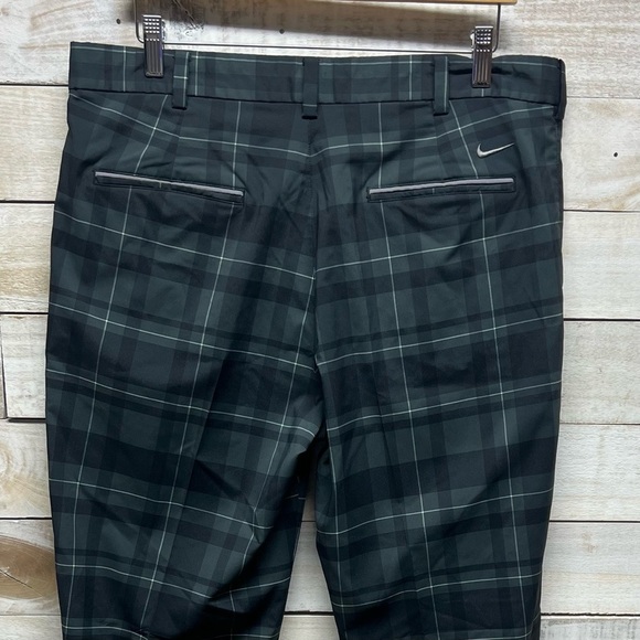 Nike Golf Tour Permormance Pants Mens 35x30‎ Gray Plaid Straight - Picture 5 of 12